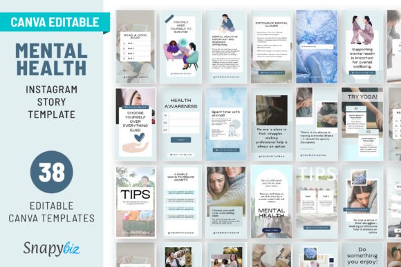 Download Mental Health Instagram Canva Story Temp - Story Collection