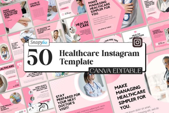 Download Healthcare Instagram Canva Templates - Premium Resources