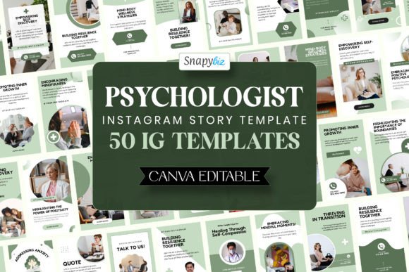 Download Psychologist IG Canva Story Templates - Story Collection