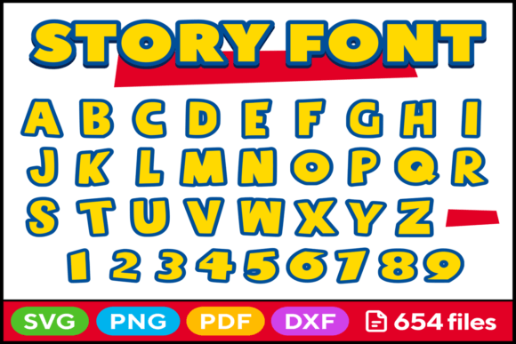 Download Story Alphabet Svg Png Pdf Dxf - Story Collection