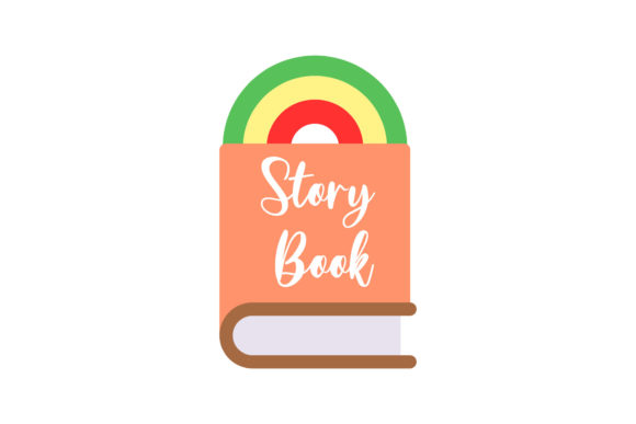 Download Book Icon Story Book Rainbow Design Art - Story Collection